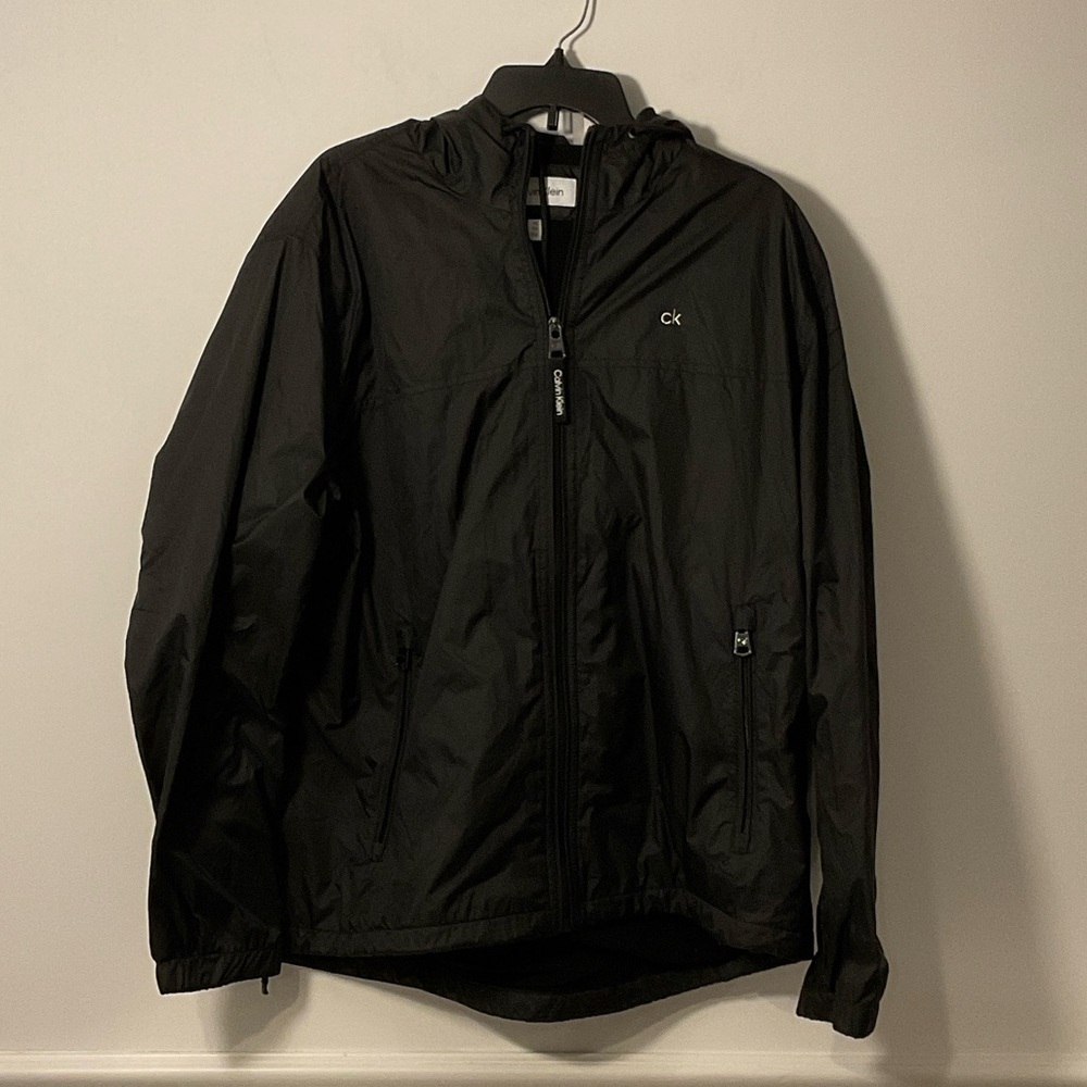 Calvin Klein Men's Black Windbreaker